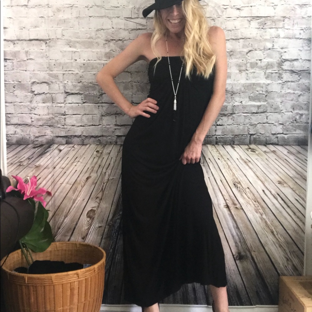 SerenaWilliams SignatureStatement Black Maxi Dress